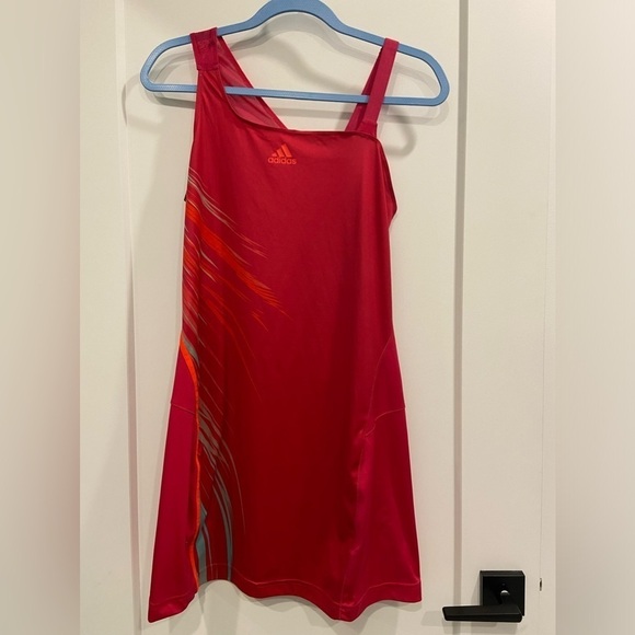 Women’s Adidas Adizero Formation performance Tennis Pink Dress Size L - Picture 3 of 13